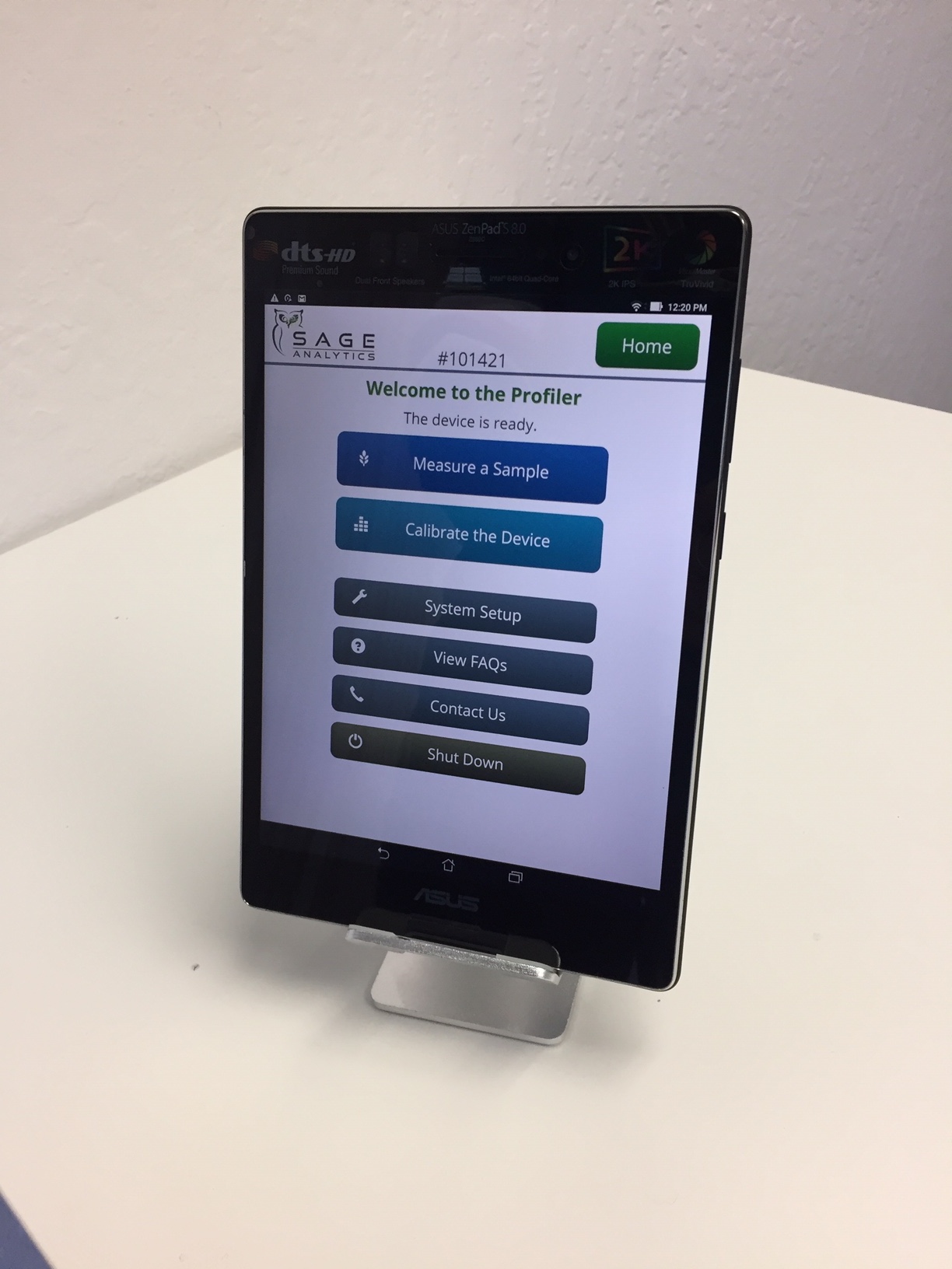 Replacement ASUS Zen Tablet (Profiler II & Humboldt Mini) | Sage Analytics